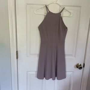 Lush Women’s Lavender Halter Top Dress Xsmall